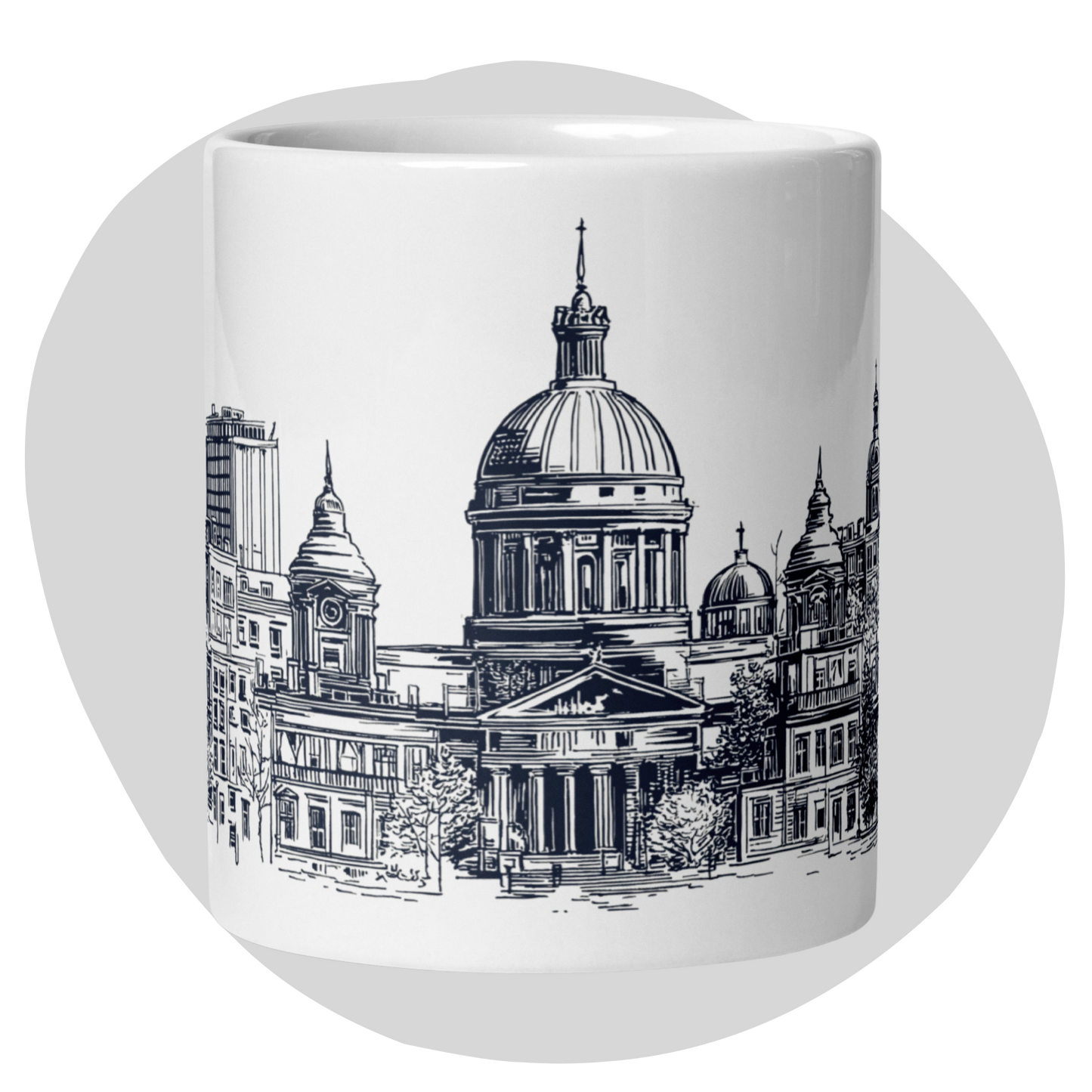 Tasse Marché Bonsecours · Skyline Vieux-Montréal · Souvenir MTL