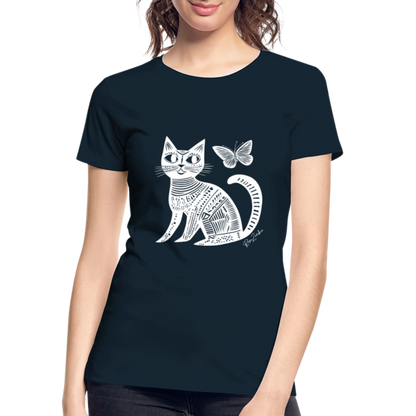 Women’s Premium Organic T-Shirt - deep navy