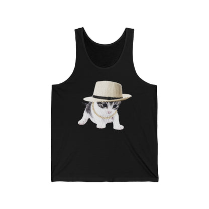 Cami en coton éthique - Chaton gangster