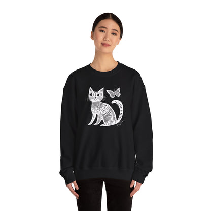 Pull en coton durable - Imprimé de chat