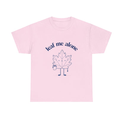 T-shirt en coton durable – Leaf Me Alone