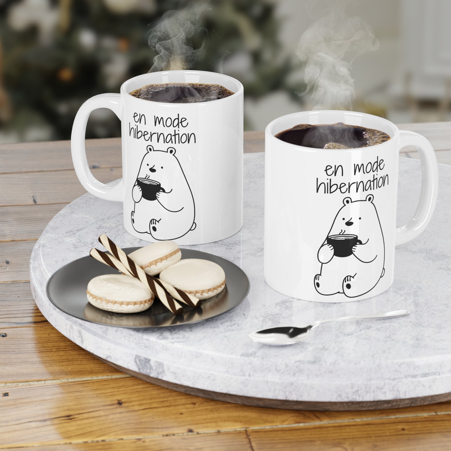 11 oz Ceramic Mug - Hibernating Bear