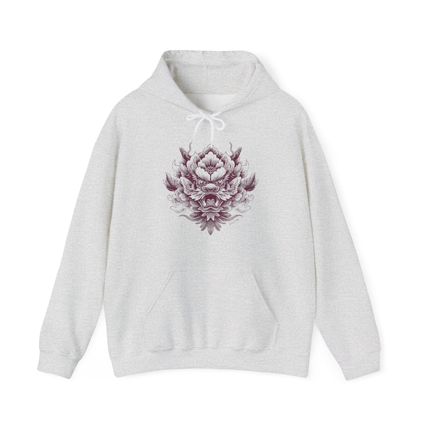 Sweat à capuche en coton durable - Motif artistique unique