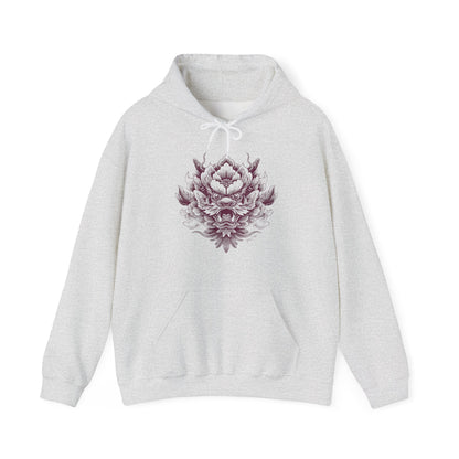 Sweat à capuche en coton durable - Motif artistique unique