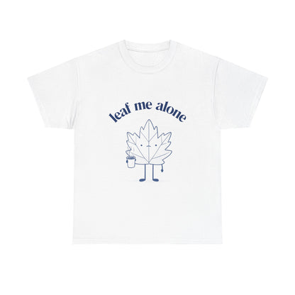 T-shirt en coton durable – Leaf Me Alone