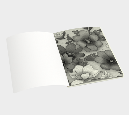Carnet écoresponsable – Grand – Design floral coloré