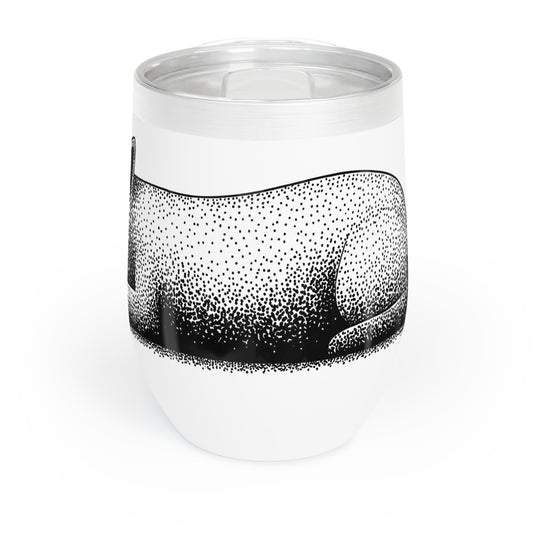 Gobelet de 12 oz en acier inoxydable – Chat qui dort