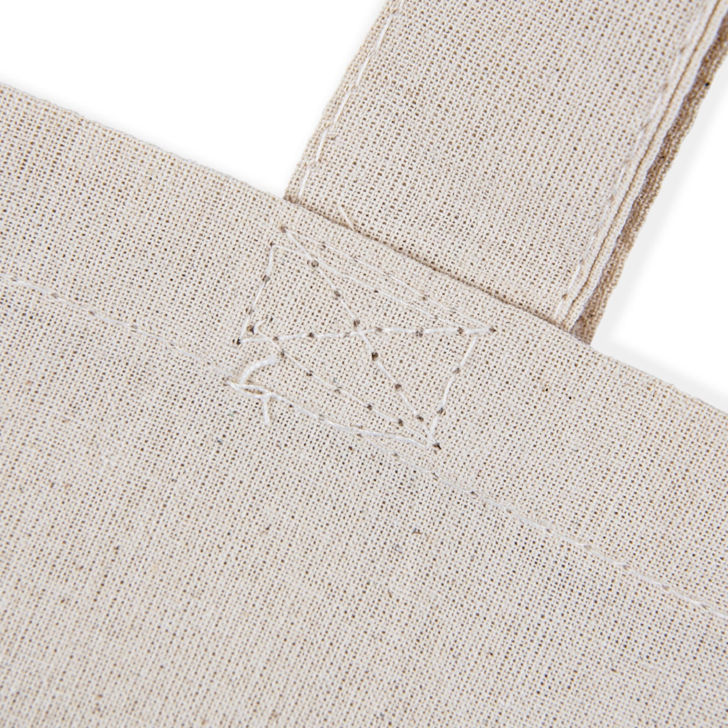 Sac tote beige en coton éthique — Lapin style linogravure
