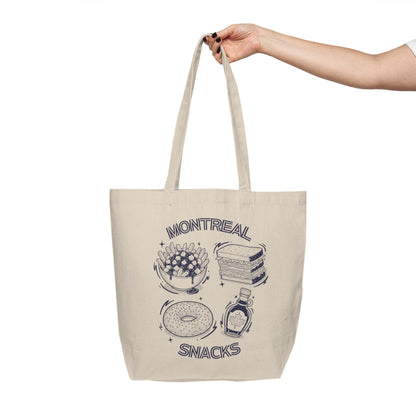 Sac tote en coton écolo - Montreal snacks