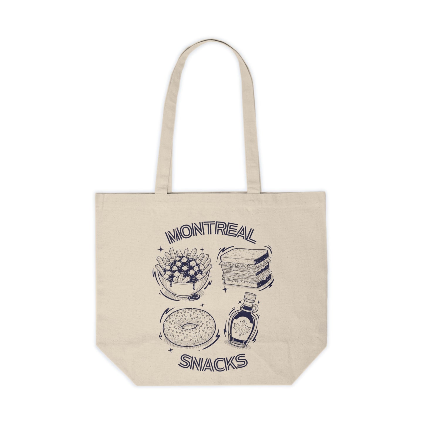 Sac tote en coton écolo - Montreal snacks