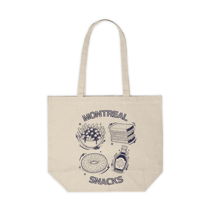 Sac tote en coton écolo - Montreal snacks