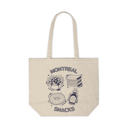 Sac tote en coton écolo - Montreal snacks
