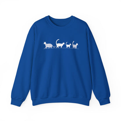Pull en coton écolo – Chat en file indienne