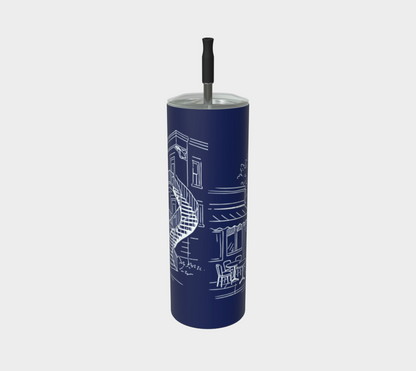 Gobelet en inox 20 oz avec paille réutilisable – Quartier Plateau Mont-Royal