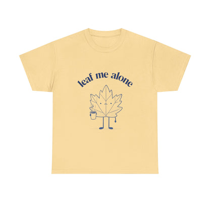 T-shirt en coton durable – Leaf Me Alone