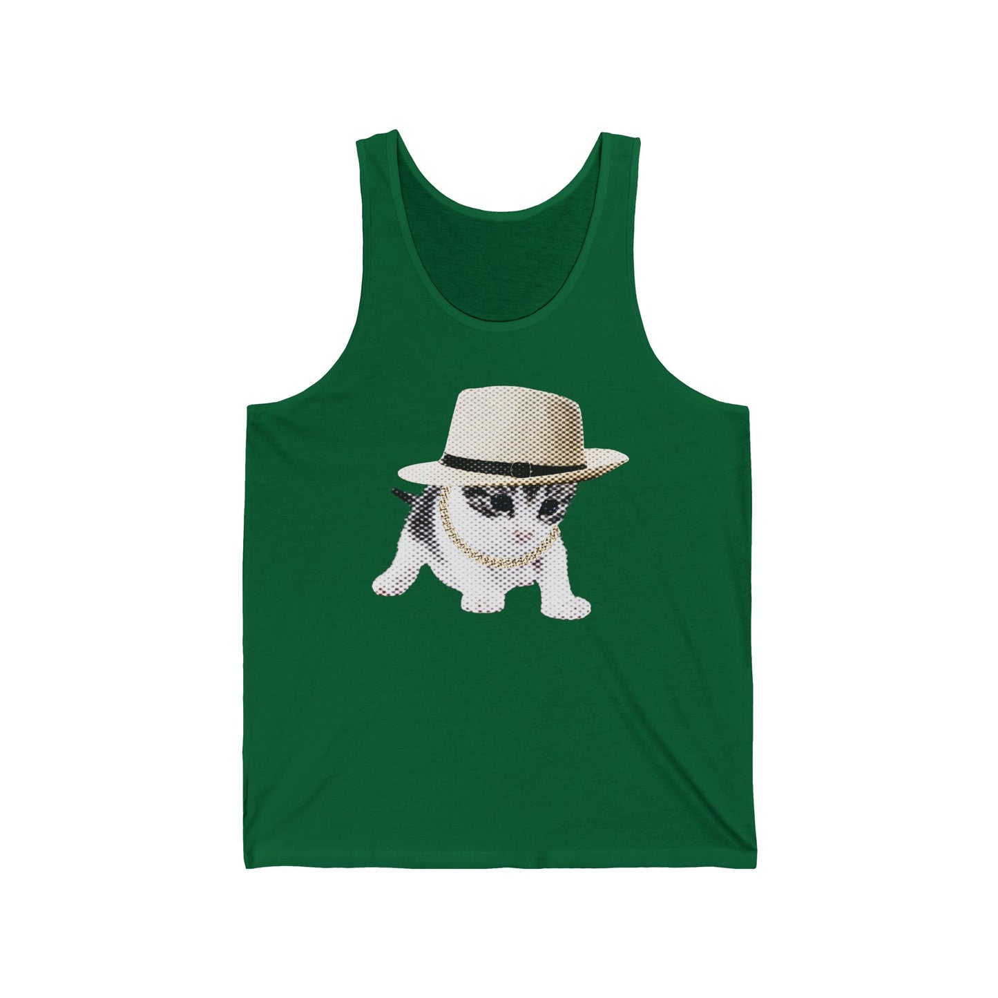 Cami en coton éthique - Chaton gangster