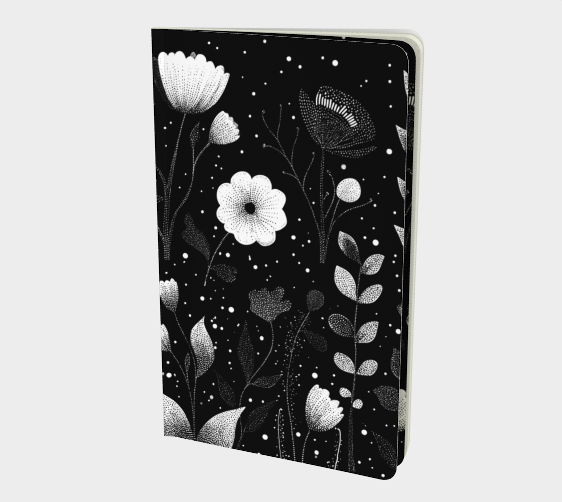Carnet écoresponsable – Petit – Design fleuri