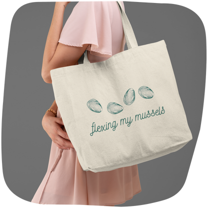 Grand tote bag bio - rose zombie