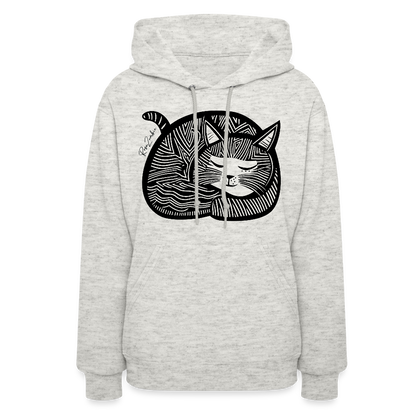 Women's Hoodie - heather oatmeal