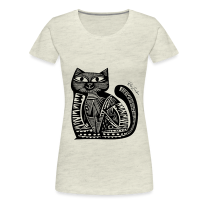 Women’s Premium T-Shirt - heather oatmeal