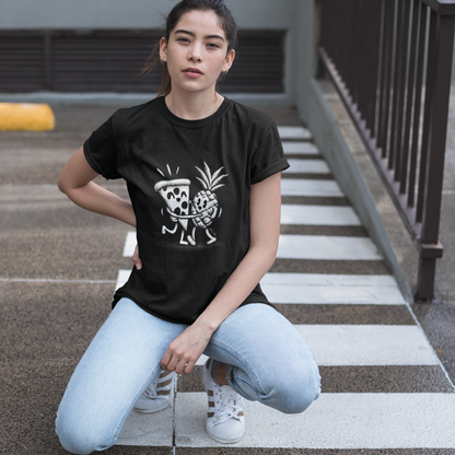 T-shirt en coton bio - Pizza et ananas