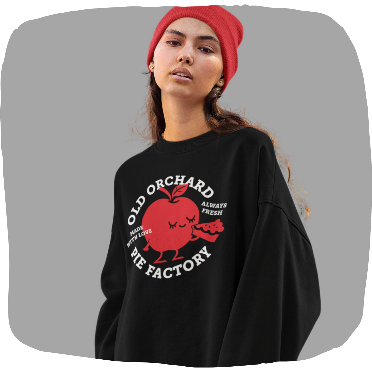 Oversized organic cotton sweater – Old Orchard Pie Factory