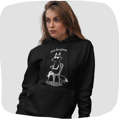 Organic Cotton Hoodie – Zero Fox Given Fun Print