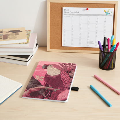 Carnet écoresponsable – Petit – Design oiseaux