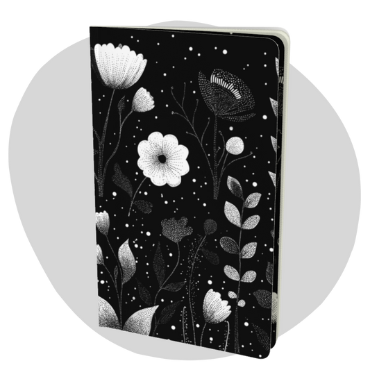 Carnet écoresponsable – Petit – Design fleuri