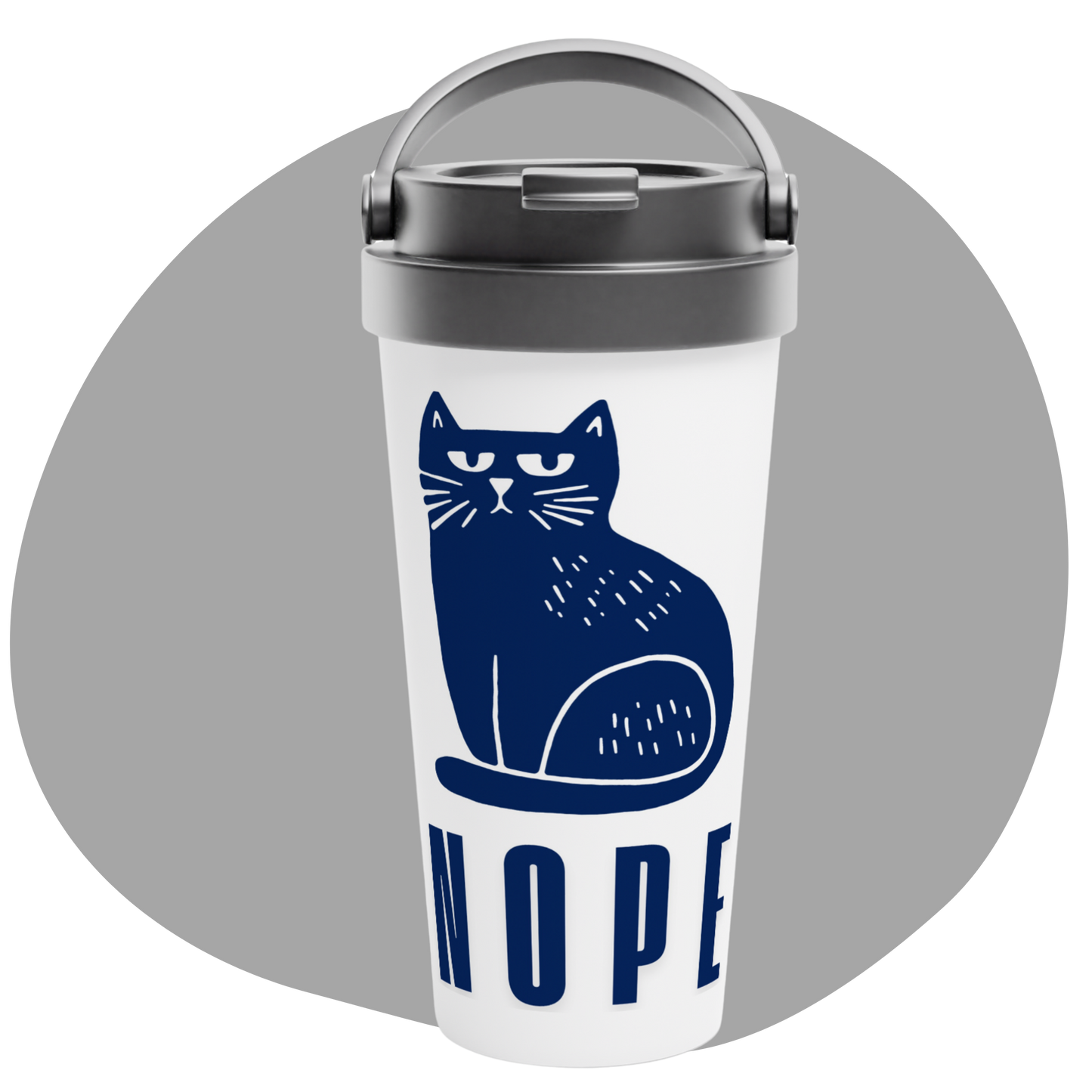 Gobelet 15 oz - Boisson chaude ou froide - Imprimé de chat