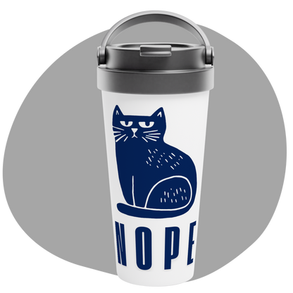 Gobelet 15 oz - Boisson chaude ou froide - Imprimé de chat