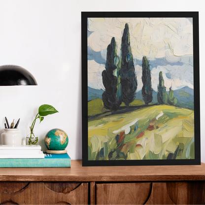 Poster imprimé écolo - Paysage bucolique des Cantons de l'Est
