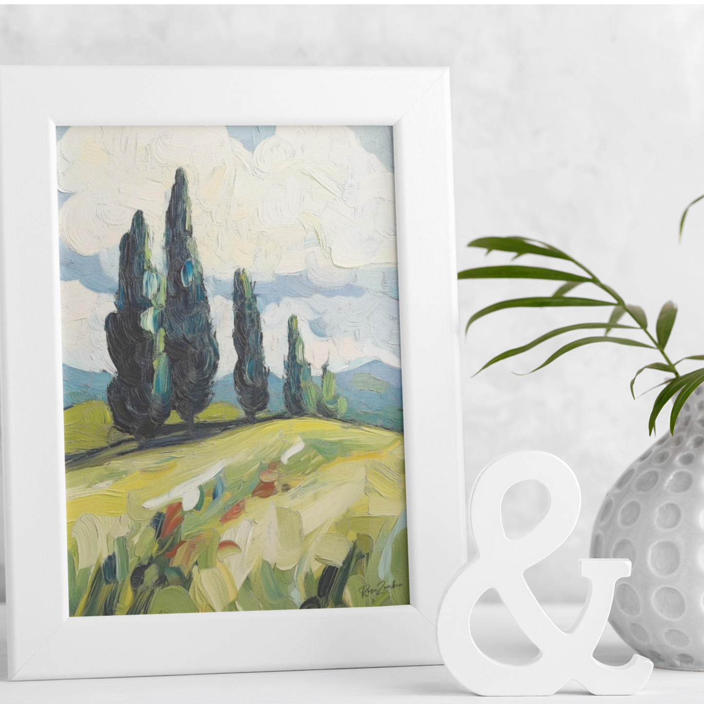 Poster imprimé écolo - Paysage bucolique des Cantons de l'Est
