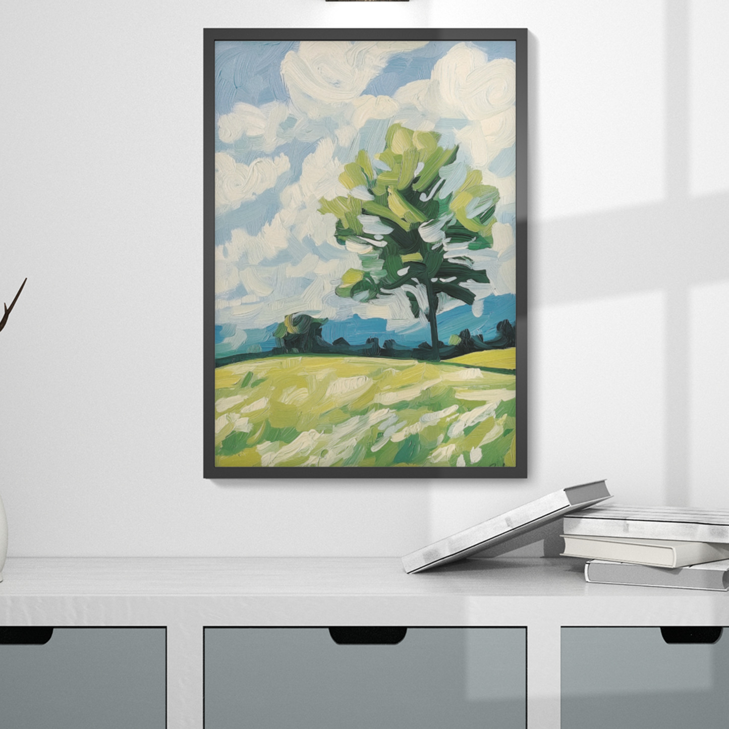 Poster imprimé écolo - Paysage bucolique des Cantons-de-l'Est