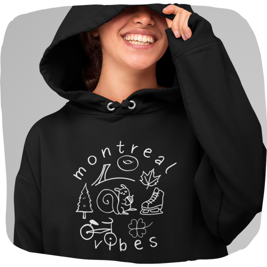 Sweat à capuche - Thématique Montréal - Épaisseur moyenne