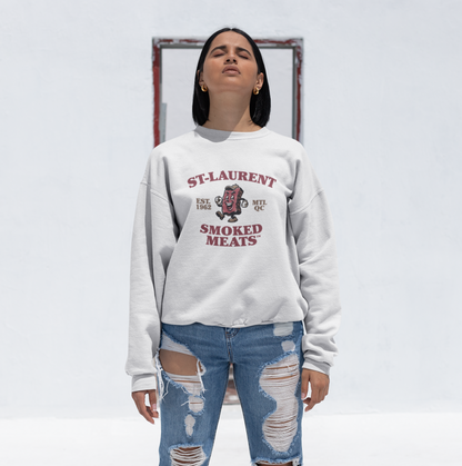 Pull en coton bio – Épaisseur moyenne – Smoked Meat