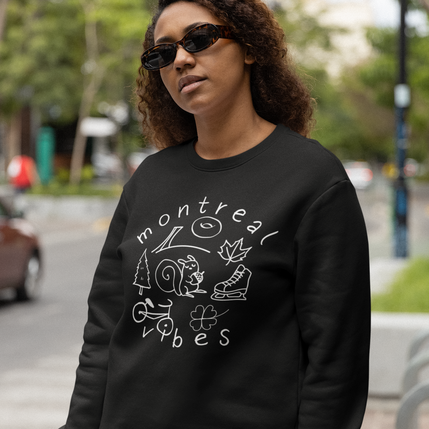 Pull en coton bio - Thématique Montréal
