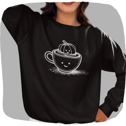 Organic cotton sweater – Medium weight – Pumpkin latte