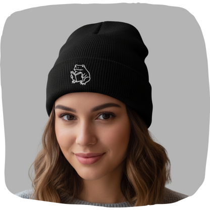 Recycled Materials Hat - Frog with Book