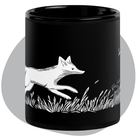 Tasse en céramique Aurora A - Motif bucolique - rose zombie