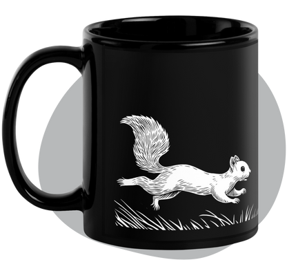 Tasse en céramique Aurora B - Motif bucolique - rose zombie
