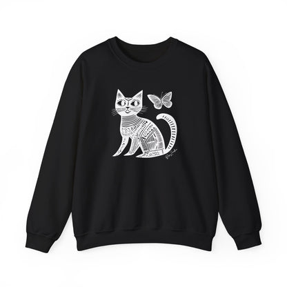 Pull en coton durable - Imprimé de chat