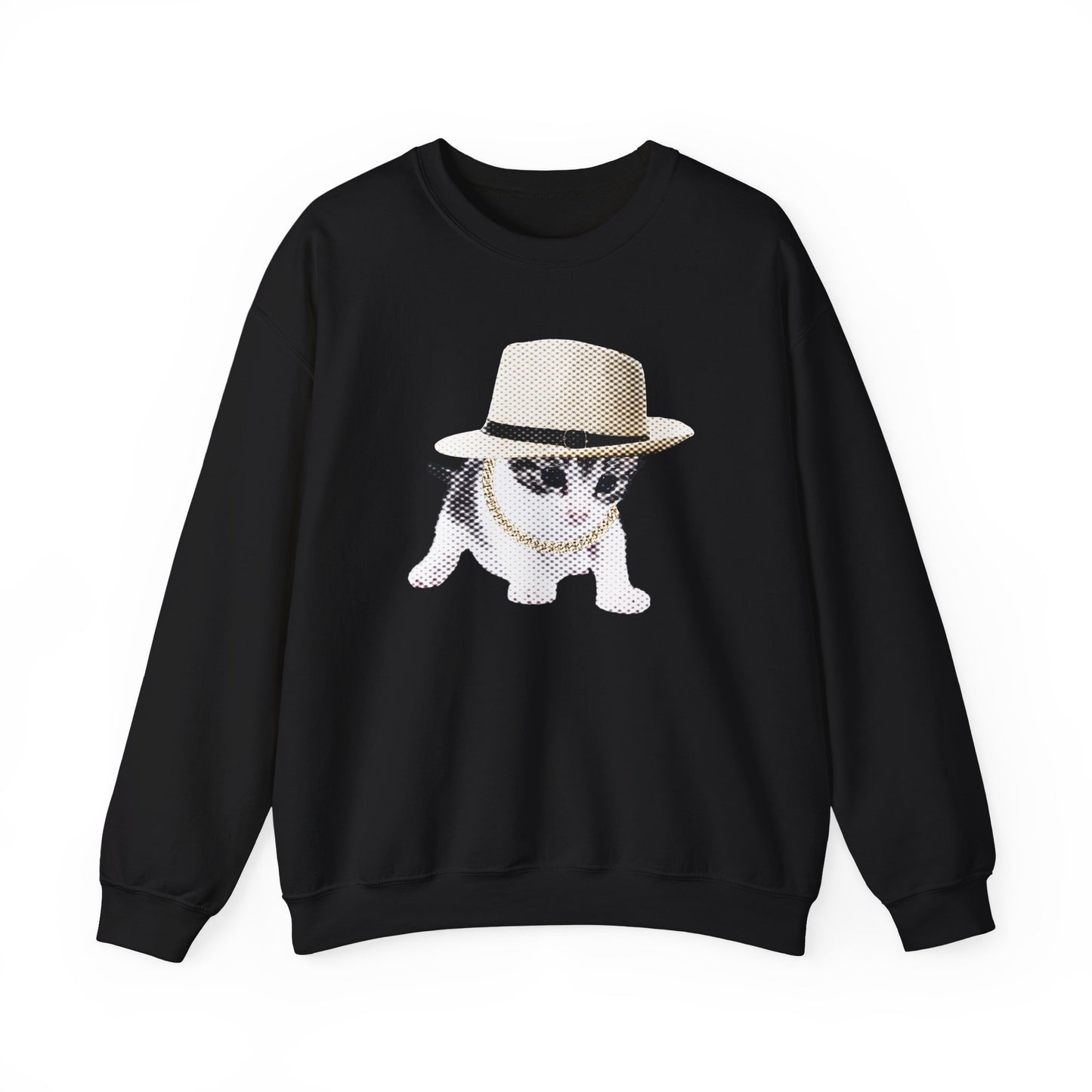 Pull en coton éthique - Chaton gangster