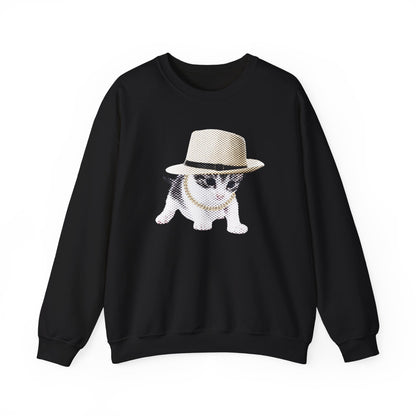 Pull en coton éthique - Chaton gangster