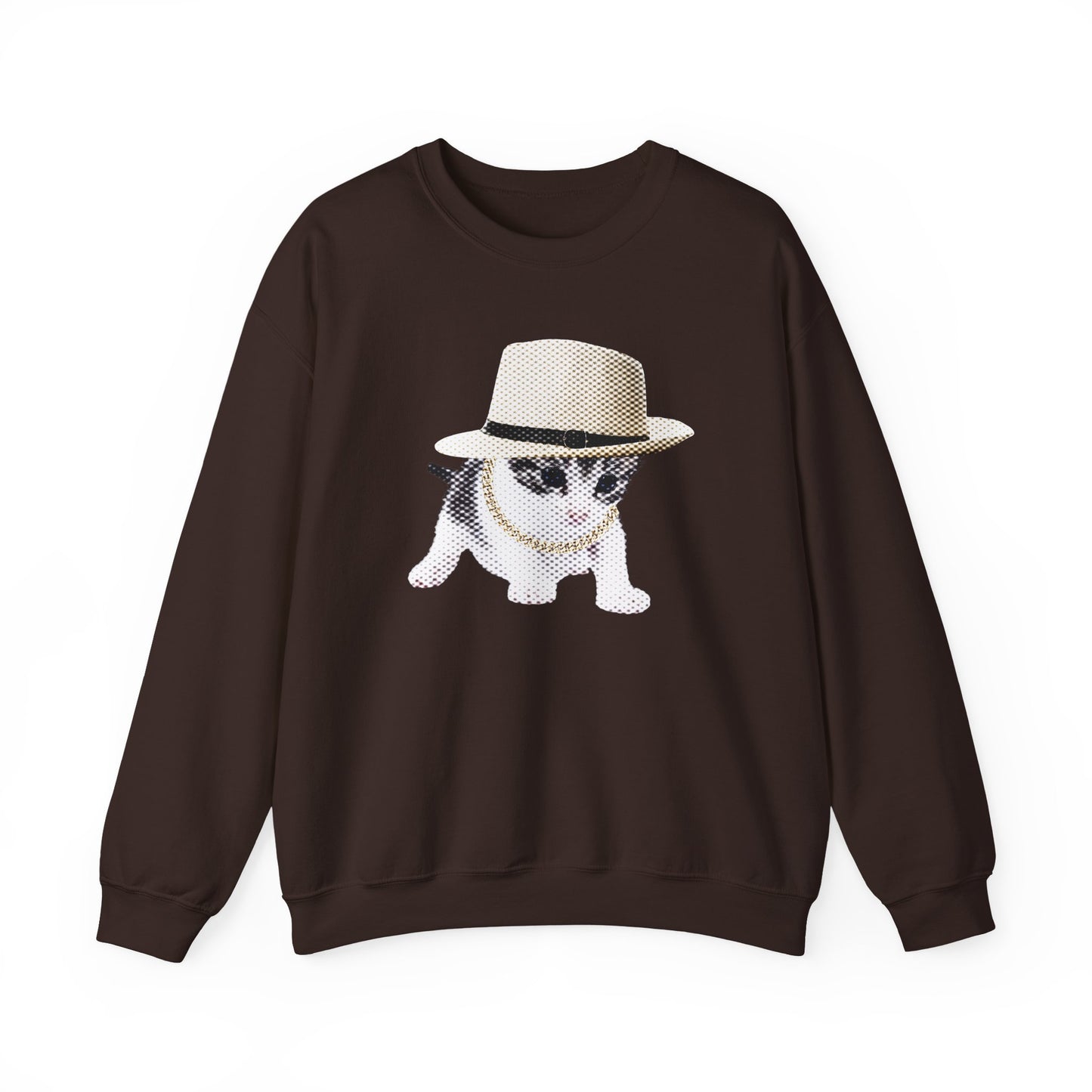 Pull en coton éthique - Chaton gangster