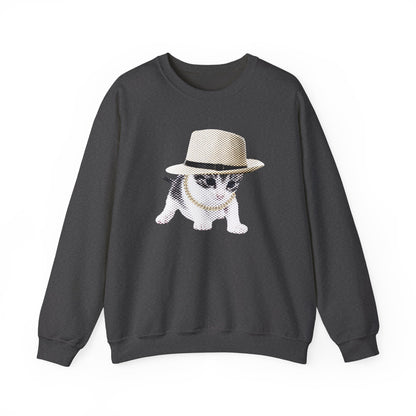 Pull en coton éthique - Chaton gangster