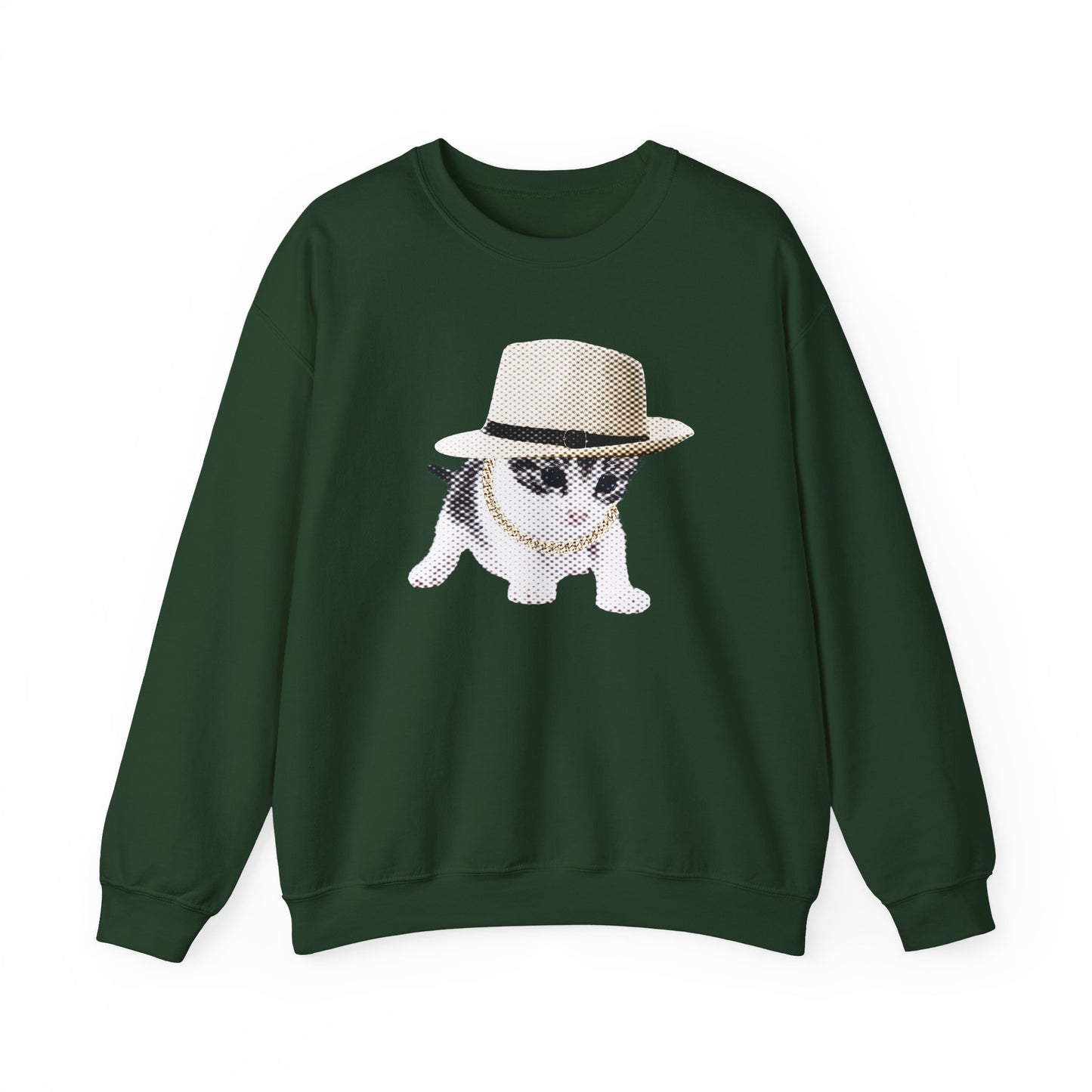 Pull en coton éthique - Chaton gangster