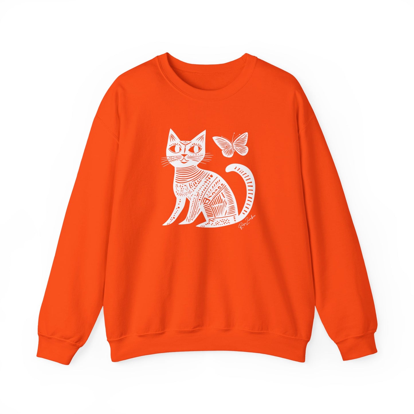 Pull en coton durable - Imprimé de chat