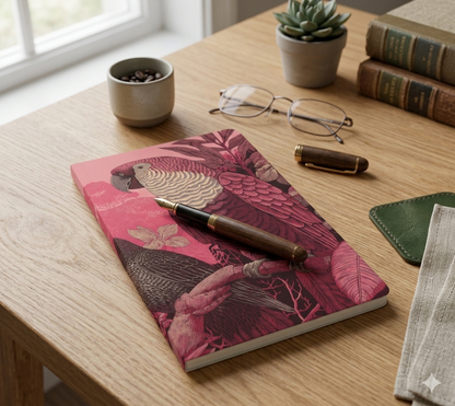 Carnet écoresponsable – Petit – Design oiseaux