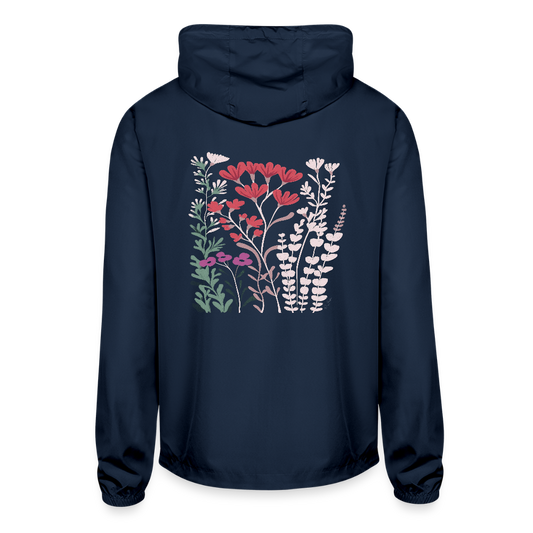 Unisex Lightweight Windbreaker Jacket - navy